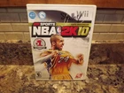 NBA 2K10 (Nintendo Wii, 2009) 2K Sports Kobe Bryant 10th Anniversary
