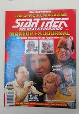 Vintage Starlog Prezenty Star Trek The Next Generation Makeup FX Journal-1992