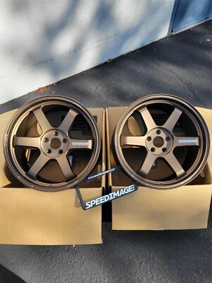 VOLK RACING TE37 ULTRA M SPEC 19X9.5 +28 5X114 BRONZE SET OF 4