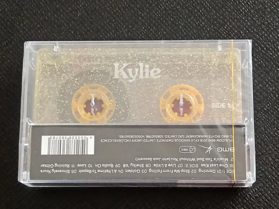 KYLIE MINOGUE - Golden - Yellow Glitter Cassette OOP Limited Edition NEW SEALED - Image 4 of 4
