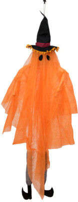 EUROPALMS Halloween Figur Geist mit Hexenhut, 150cm