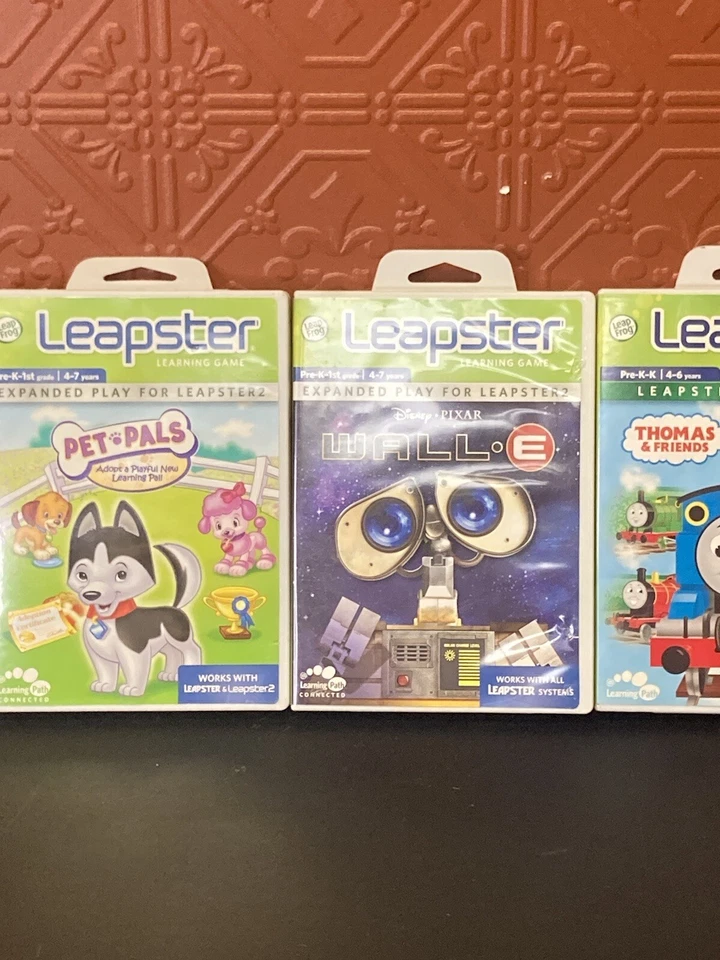 Leapster Learning Game WALL.E Princess and the frog, Finding Nemo, Pet Pals. - Image 3 of 4