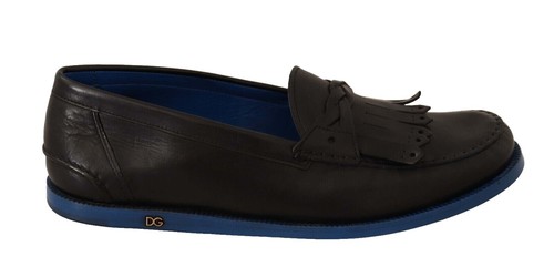 Dolce & Gabbana Bordeaux Velvet Loafers Gun Horseshoe Men display picture 1