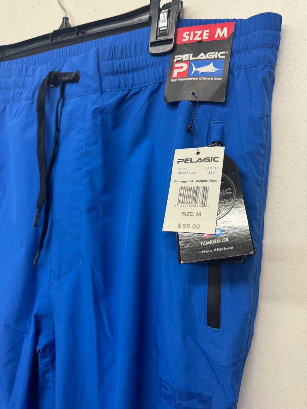 Pelagic Pants Mens M Outrigger Fishing Lightweight Waterproof Ripstop Gorpcore