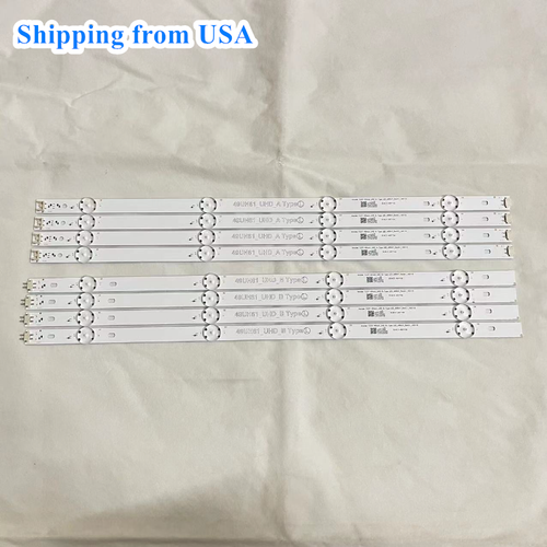 LED Hintergrundbeleuchtung Streifen Für LG TVs - 998mm 8-LED Set Für 49 Zoll Modelle