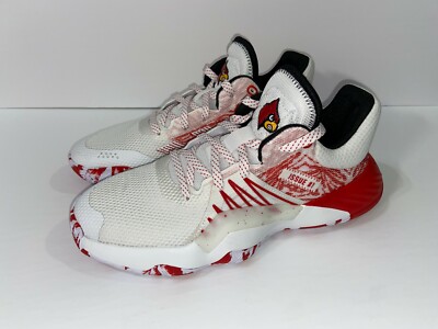 RARE Adidas D.O.N Issue #1 Louisville Cardinals White Red FW2005 Mens Size 7 NEW