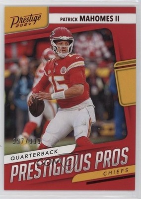 2024 Prestige Prestigious Pros Xtra Points Red 397/399 Patrick Mahomes II o7m