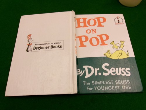 Dr. Seuss Hop on Pop Grolier Book Club edition copyright 1963