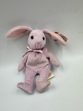 Floppity The Purple Bunny Rabbit Ty Basket Beanies Mini Beanie Baby Babies NWT