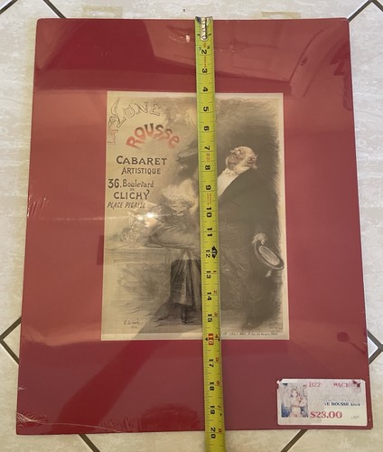 LÉANDRE, Charles Lucien La Lune Rousse poster 16x20 con scheda informativa - Foto 8 di 9
