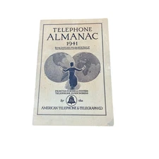 1941 Bell System American Telephone & Telegraph Co. AT&T Almanac 