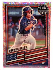 2026 Panini Stars & Stripes Drew Burress Cherry Blossom Refractor /20