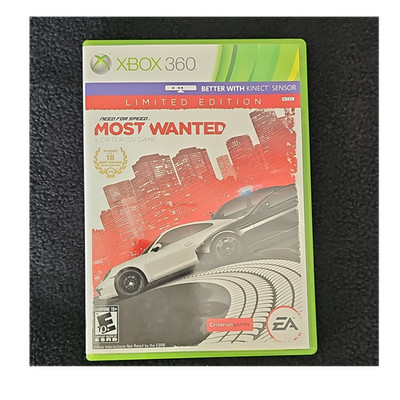EA Need for Speed: Most Wanted Limited Edition Xbox 360 2012 E10+ NTSC Case