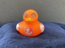 JEEP DUCK Dunkin  Donuts Orange Cute Rubber Duckie Duck Rare