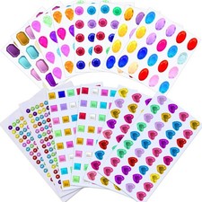Selizo Craft Gems Self Adhesive Rhinestones Stickers Jewel Stickers Craft Jewels