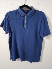 Michael Kors Men's Short Sleeve Polo Shirt Bright Blue Size Medium