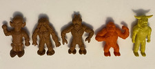 Lot of 5 DIENER ERASERS Aliens, Creatures, King Kong, Minotaur
