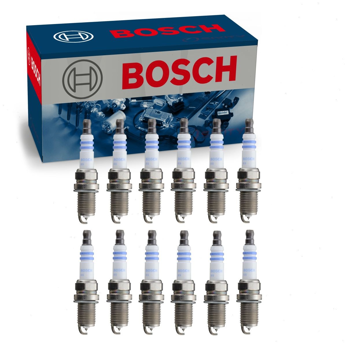 12 pc Bosch Iridium Spark Plugs for 2006-2020 Mercedes-Benz S65 AMG 6.0L V12 mt