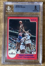 Rick Mahorn 1984-85 Star Company #191 BGS 8 NM-MT - Washington Bullets