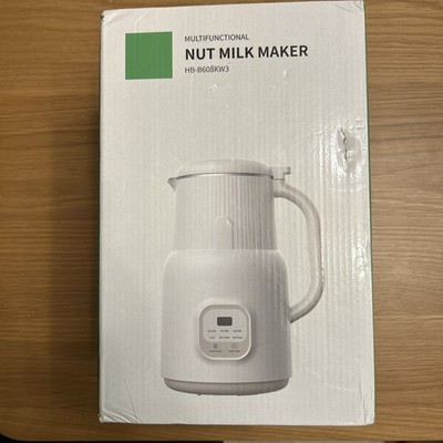 Multifunctional 6 in 1 Nut Milk Maker Soy/Nut/Oat/Juice Maker White *OBC