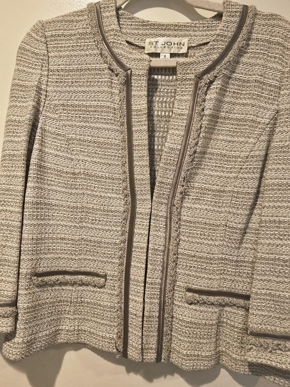 St. John Collection Tweed Blazer Women’s Size 6