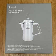 Snow Peak Classic Kettle 1.8L CS-270R Stainless Steel Camping Kettle New Fs Jp