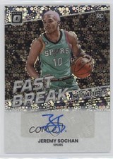 2022 Panini Donruss Optic Fast Break Signatures Jeremy Sochan #FBS-JSC Auto 19fe