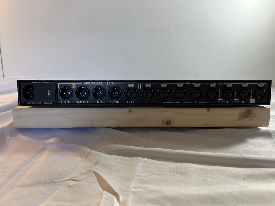 Benchmark AD2008 8-Channel 20-Bit A/D Converter Rack Unit –Works No IEC #2 - Image 4 of 4
