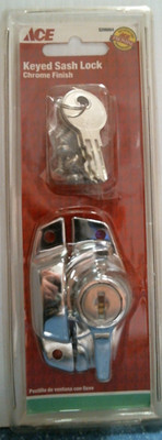 ACE Keyed Sash Lock, Chrome Finish  (5298864)  FS