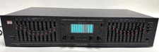 BSR EQ-3000 Stereo Frequency Graphic Equalizer Black - Tested Working