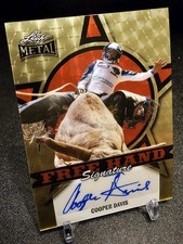 Marketplace image: COOPER DAVIS - 2024 Leaf PBR - Free Hand Signatures - GOLD SUPERFRACTOR - 1/1