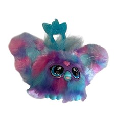 Tie Dye Furby Furblet Interactive Mini 2023 Backpack Charm Keychain Works
