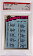 1976-77 O-Pee-Chee Hockey **U-Pick** ALL PSA ...