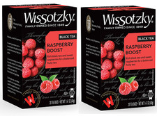 Wissotzky Black Tea Raspberry Boost 2 Pack