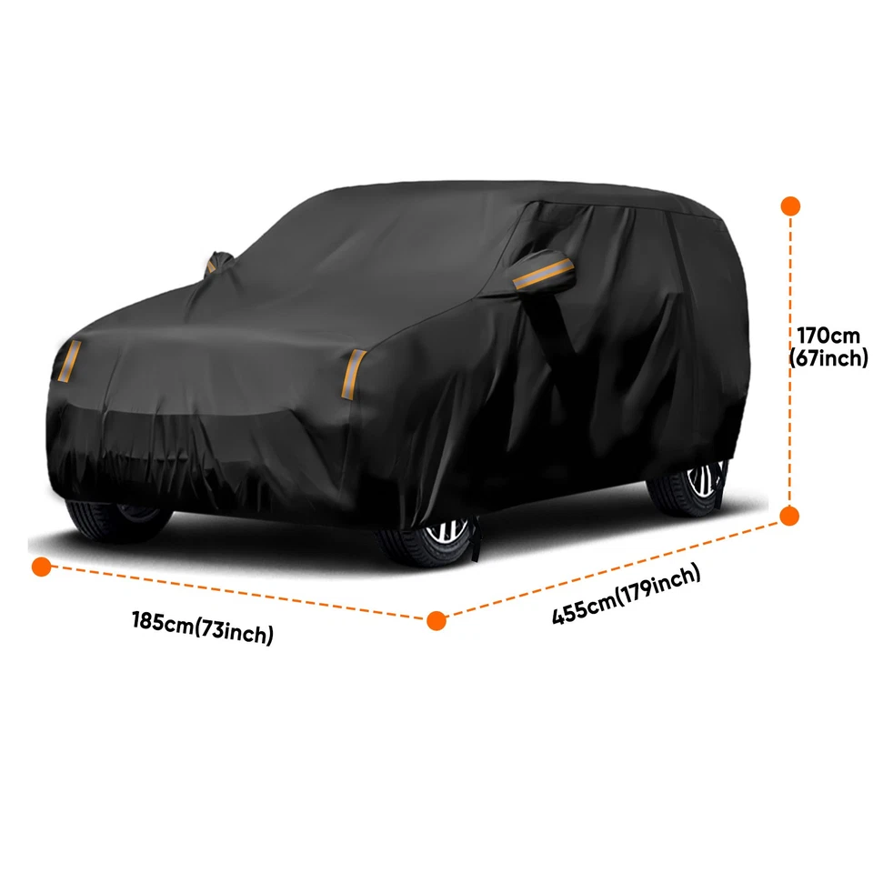 Cubierta completa de coche SUV exterior protección UV contra polvo para Land Rover Range Rover Evoque Foto 2 de 4