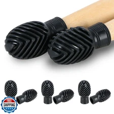 6 Pack Drumstick Dampeners for Silent Practice Drums Silicone Drumstick Tips 