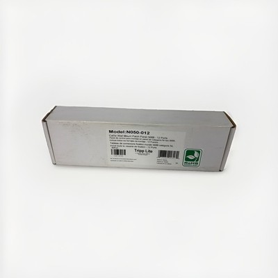 Tripp Lite N050-012 12-Port Cat5e Wall Mount Patch Panel 568B RJ45 Ethernet T11