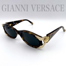 GIANNI VERSACE Sunglasses Tortoiseshell Brown Gold MOD 423 COL 279