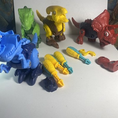 Set of 4 Take Apart Dinosaurs - Learning Toys DIY Construction Kits STEM (PARTS)
