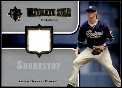 2007 Upper Deck Ultimate Collection #SM-GR Khalil Greene Ultimate Star Jersey E5