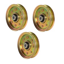 Qty 3: Flat Idler Pulley Fits Husqvarna Replaces 532175820