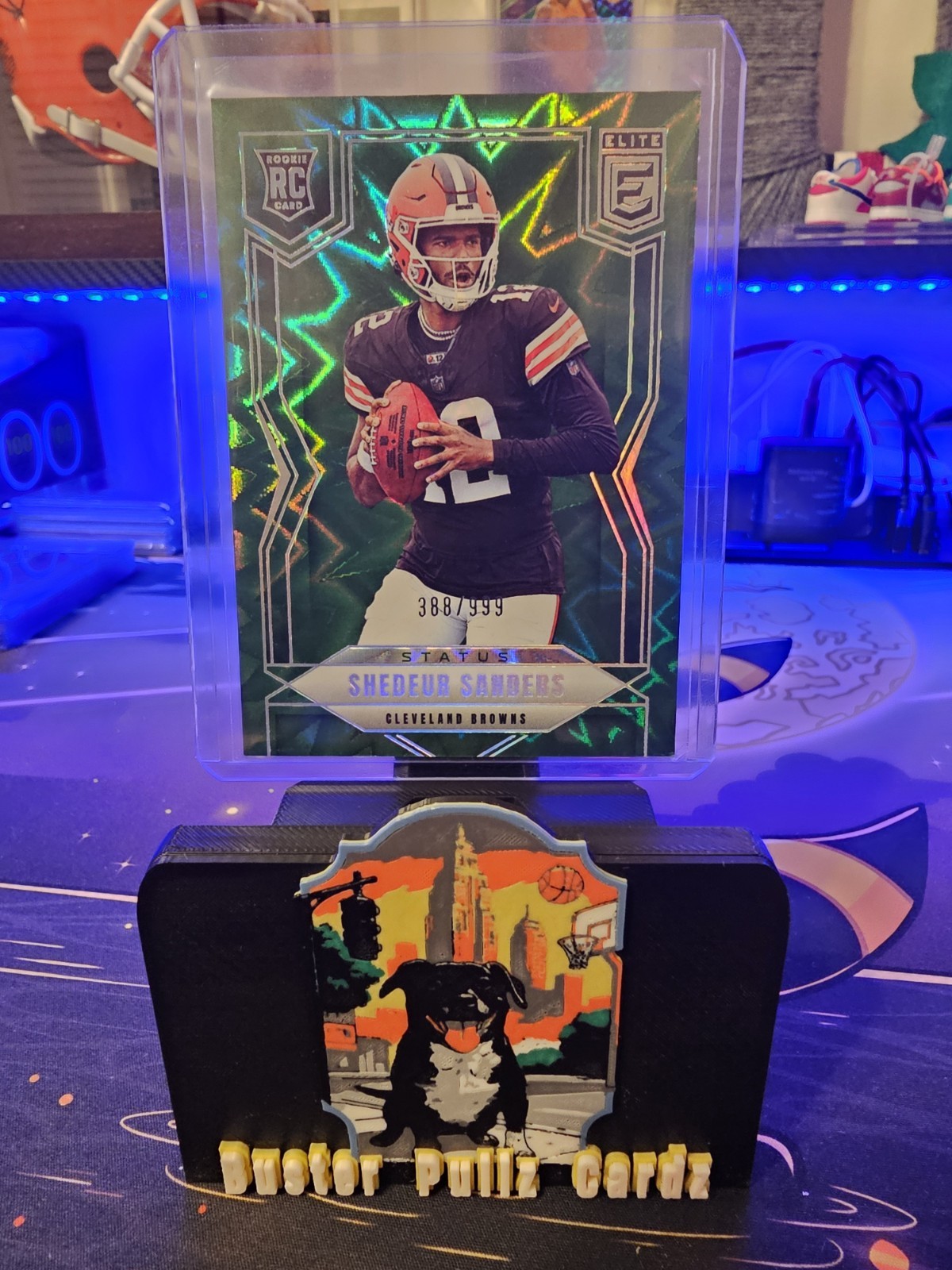 2025 Panini Donruss Elite Rookies Shedeur Sanders #112 Status Explosion /999 RC