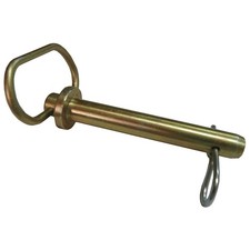 GRAINGER APPROVED U39665.050.0400 Hitch Pin,Std,Stl,YellowZinc,1/2x4 3/4 L 3HLN1