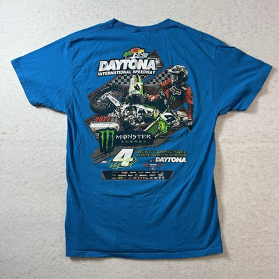 #ad Vintage Monster Energy Racing Ricky Carmichael 4 Supercross Moto T Shirt Men’s M $68.59