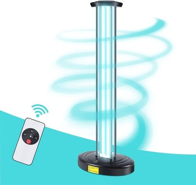 100W UV Light with Ozone, 3-Gear Timer & Remote Control, Home Purification 2996