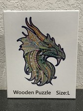 Dragon Wooden Jigsaw Puzzle Mysterious Dragon - 79 pcs Colorful Shaped