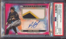 2024 TOPPS INCEPTION PAUL SKENES PATCH JERSEY AUTO AUTOGRAPH /75 PSA 10!