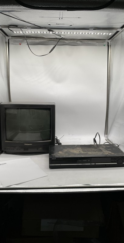 Panasonic CT-1387VYD Monitor & RCA RTD315WR DVD Home Theater System For Parts