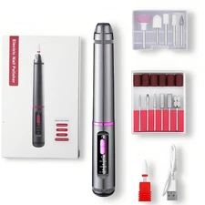 Professional Manicure Pedicure Kit, Electric Nail File Set & Foot Care Tool