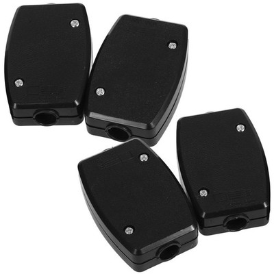 4Pcs Compact Sturdy Terminal Junction Box Plastic Cable Connector for Home Use